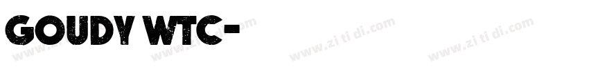 goudy Wtc字体转换